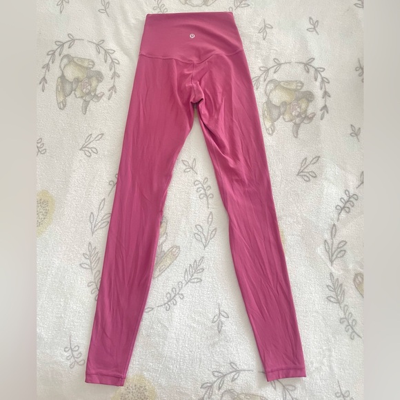 Lululemon Align HR Pant 28” Leggings Pink - Picture 3 of 5